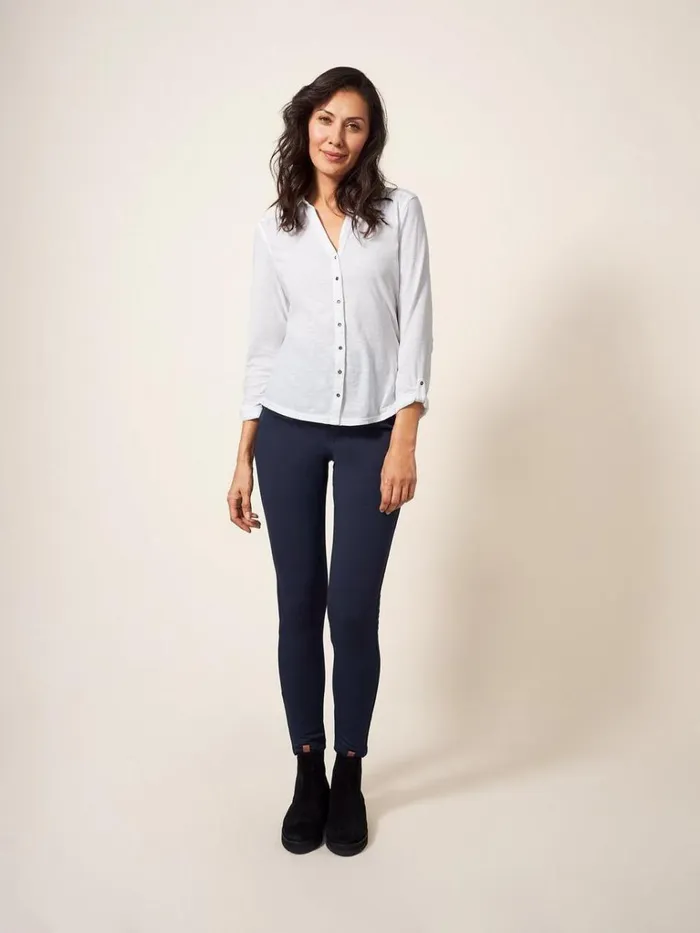 Women JEANS White Stuff Jodie Ponte Jegging Dark Navy