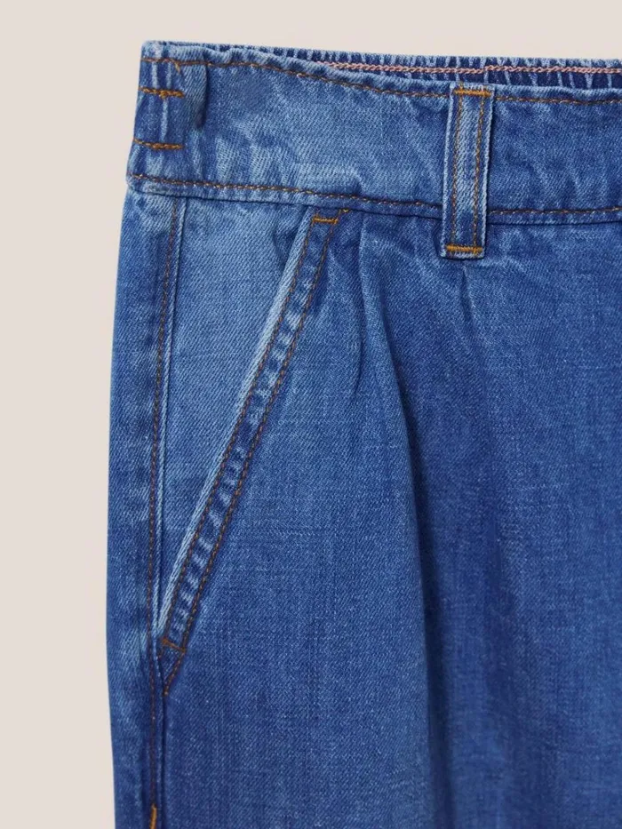 Women JEANS White Stuff Ren Cotton Linen Wide Leg Jean Mid Denim Women JEANS White Stuff Ren Cotton Linen Wide Leg Jean Mid Denim