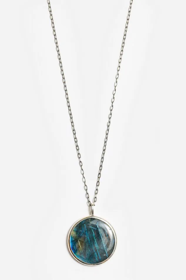 Women Jewelry Johnny Was JOSEPH BROOKS LABRADORITE PENDANT Blue