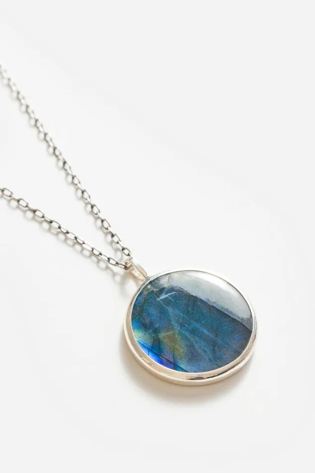 Women Jewelry Johnny Was JOSEPH BROOKS LABRADORITE PENDANT Blue