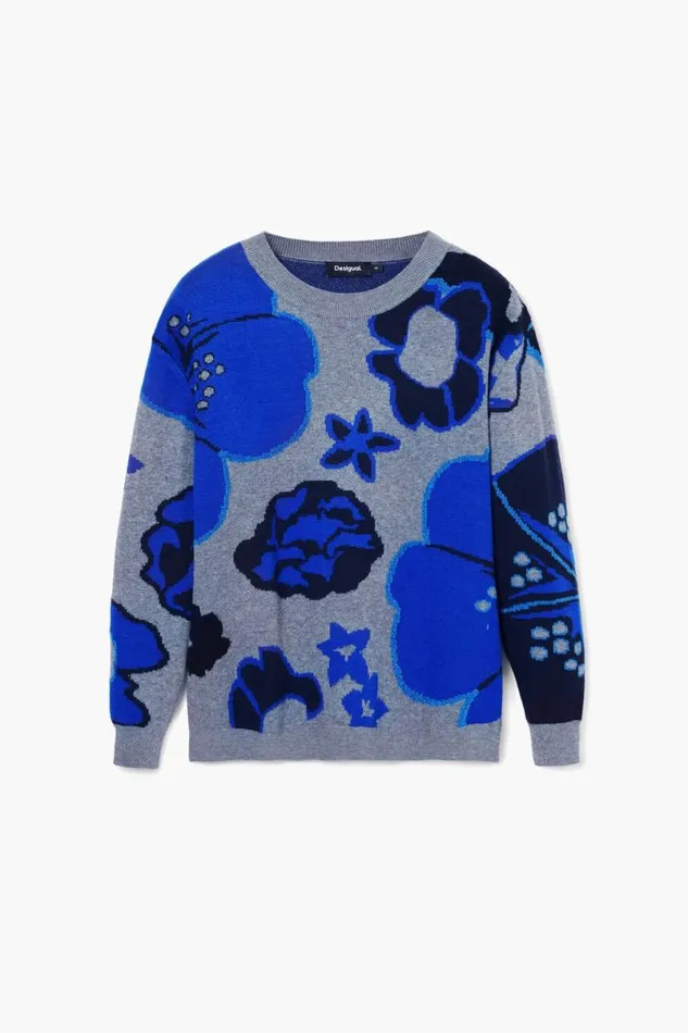 Women Jumpers Desigual Floral Sweater