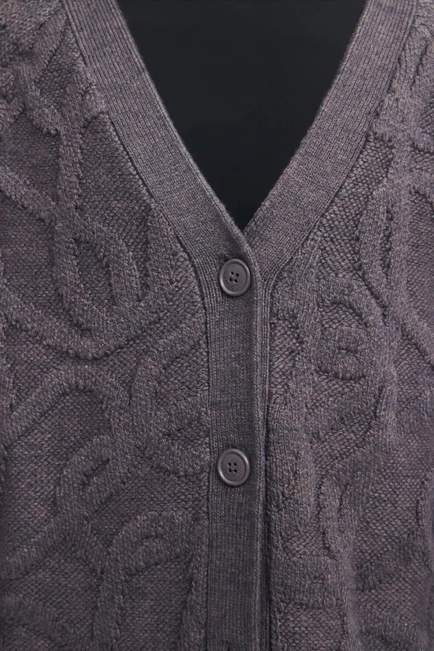 Women Jumpers Desigual Oversized Knit Cardigan