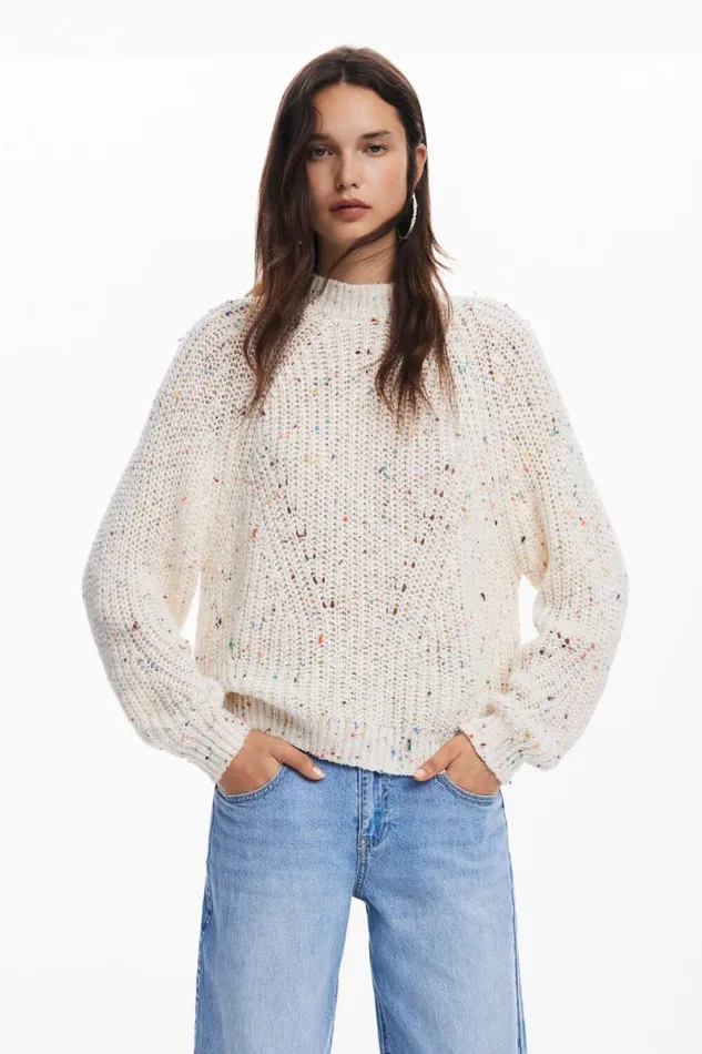 Women Jumpers Desigual Oversized Knit Sweater