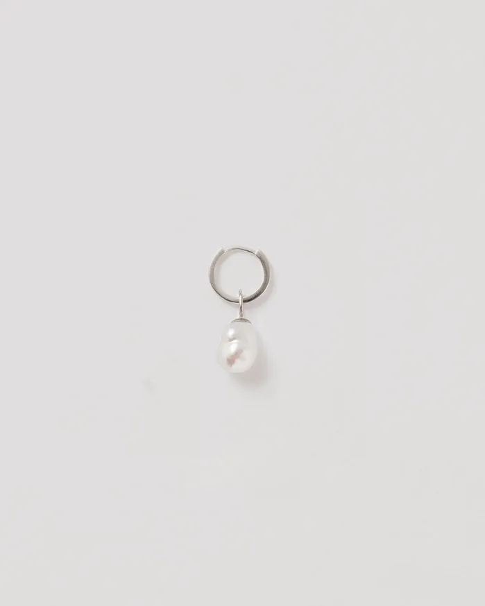 Women Keshi Pearl Earring Silver YMC Jewellery