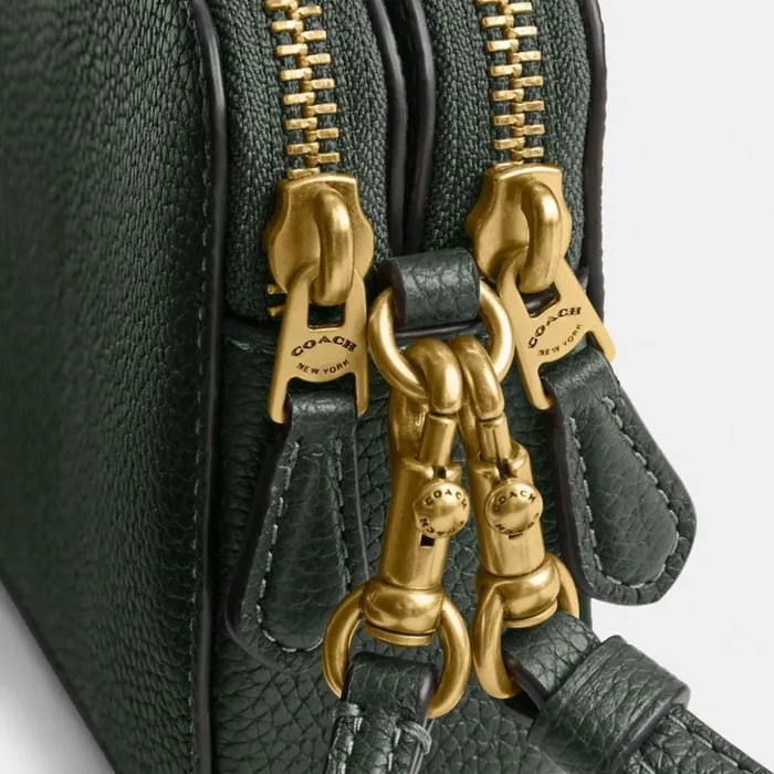 Women Kira Crossbody Brassamazon Green Coach Clutches