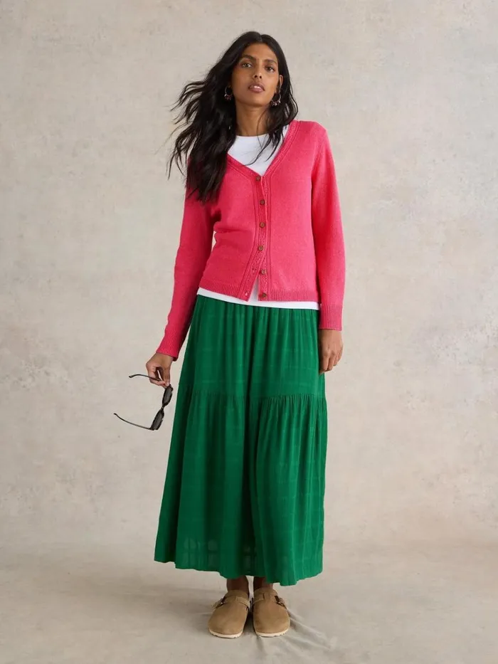 Women KNITWEAR White Stuff HEATHER JUMPER Mid Pink