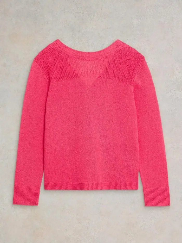 Women KNITWEAR White Stuff HEATHER JUMPER Mid Pink Women KNITWEAR White Stuff HEATHER JUMPER Mid Pink