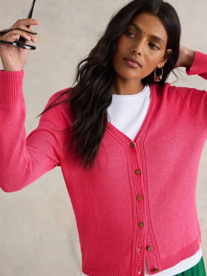 Women KNITWEAR White Stuff HEATHER JUMPER Mid Pink Women KNITWEAR White Stuff HEATHER JUMPER Mid Pink