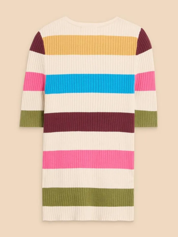 Women KNITWEAR White Stuff IVY RIB JUMPER Ivory Multi Women KNITWEAR White Stuff IVY RIB JUMPER Ivory Multi