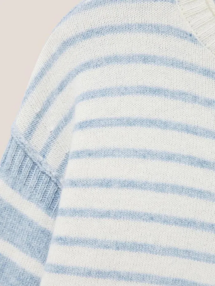 Women KNITWEAR White Stuff JEJU STRIPE JUMPER Blue Multi Women KNITWEAR White Stuff JEJU STRIPE JUMPER Blue Multi