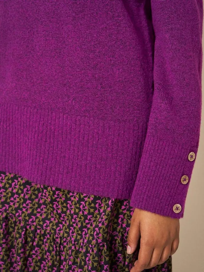 Women KNITWEAR White Stuff WAVERLY JUMPER Mid Purple