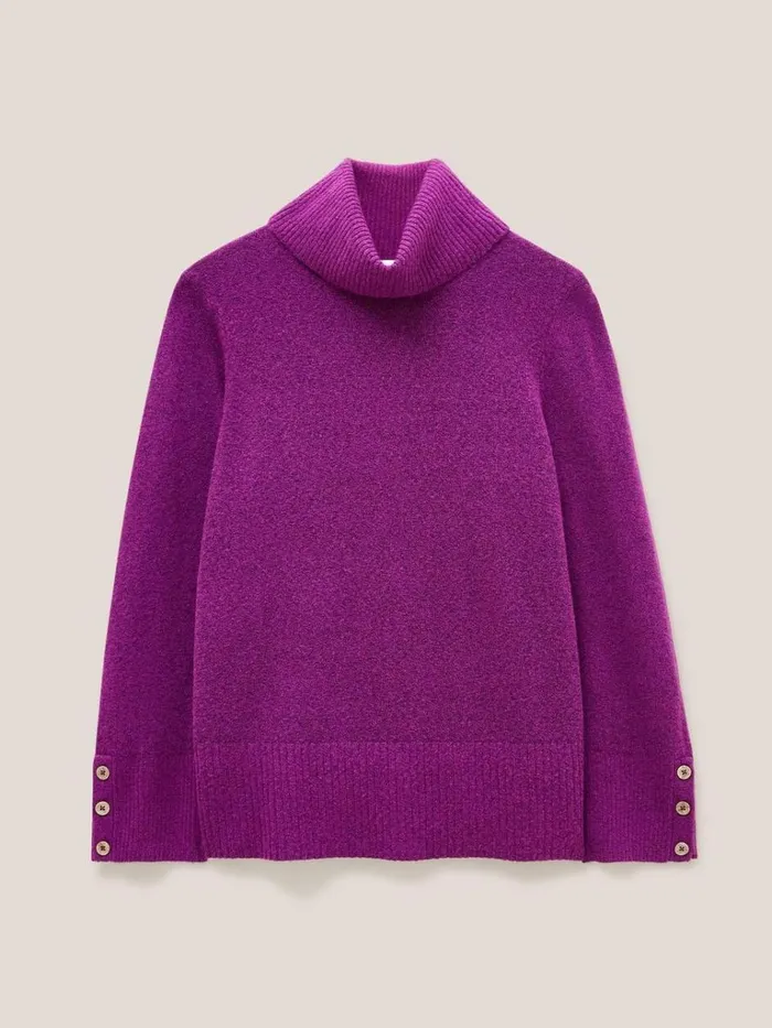 Women KNITWEAR White Stuff WAVERLY JUMPER Mid Purple Women KNITWEAR White Stuff WAVERLY JUMPER Mid Purple