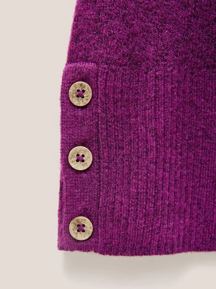 Women KNITWEAR White Stuff WAVERLY JUMPER Mid Purple Women KNITWEAR White Stuff WAVERLY JUMPER Mid Purple