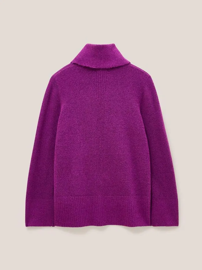 Women KNITWEAR White Stuff WAVERLY JUMPER Mid Purple Women KNITWEAR White Stuff WAVERLY JUMPER Mid Purple