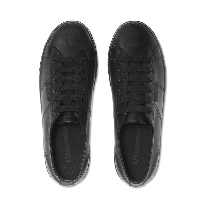 Women Lady Shoes Woman 2790 NAPPA Wedge FULL BLACK Superga Platform