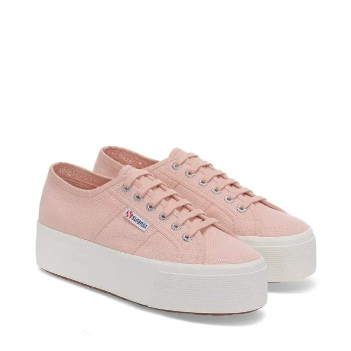 Women Lady Shoes Woman 2790 PLATFORM Wedge PINK BLUSHF AVORIO Superga Platform