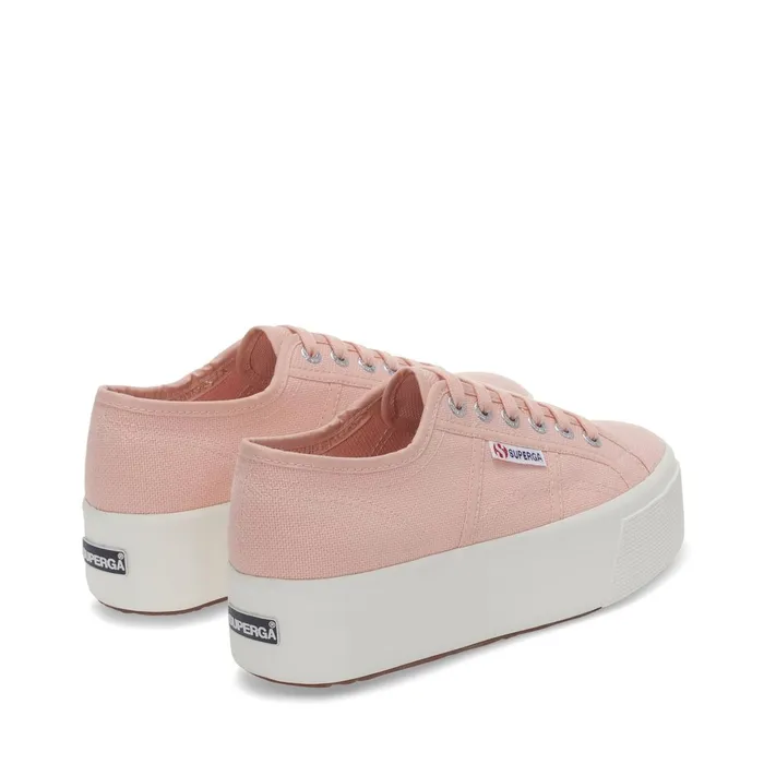 Women Lady Shoes Woman 2790 PLATFORM Wedge PINK BLUSHF AVORIO Superga Platform