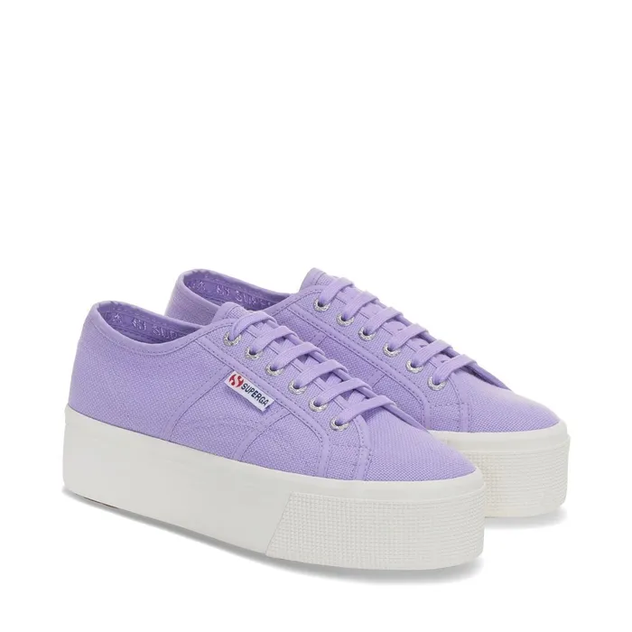 Women Lady Shoes Woman 2790 PLATFORM Wedge VIOLET LILLAFAVORIO Superga Platform