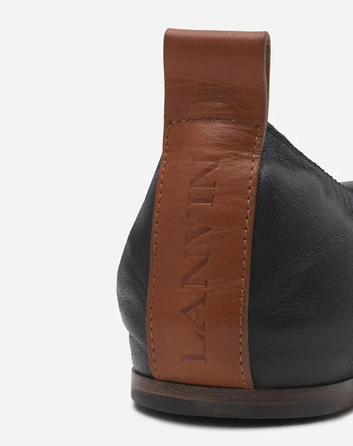 Women Lanvin Ballerinas The Leather Ballerina Flat Black