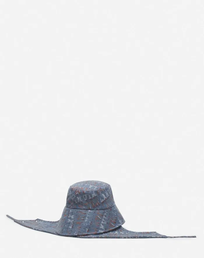 Women Lanvin Hats Denim Fisherman Hat Light Blue