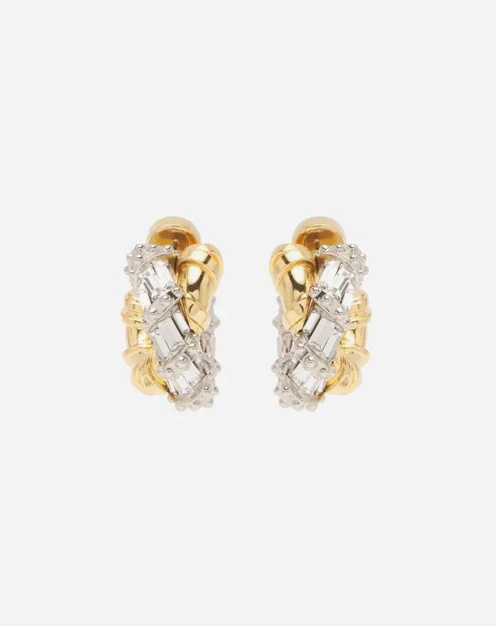 Women Lanvin Jewelry Baguettes Melodie Earrings Goldcrystal