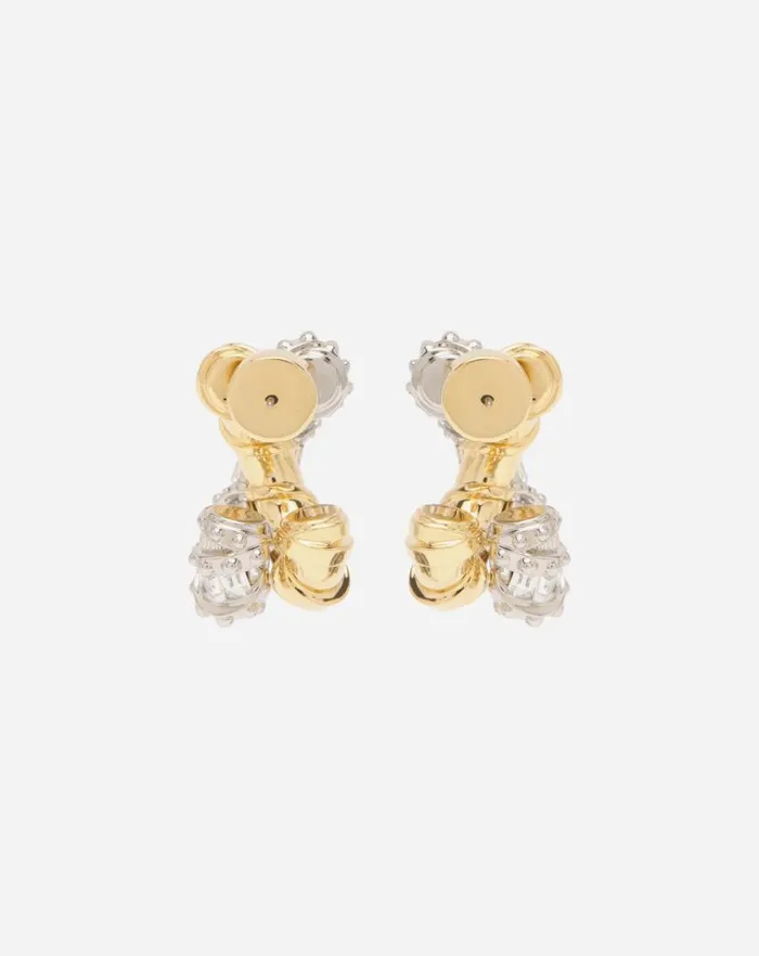 Women Lanvin Jewelry Baguettes Melodie Earrings Goldcrystal