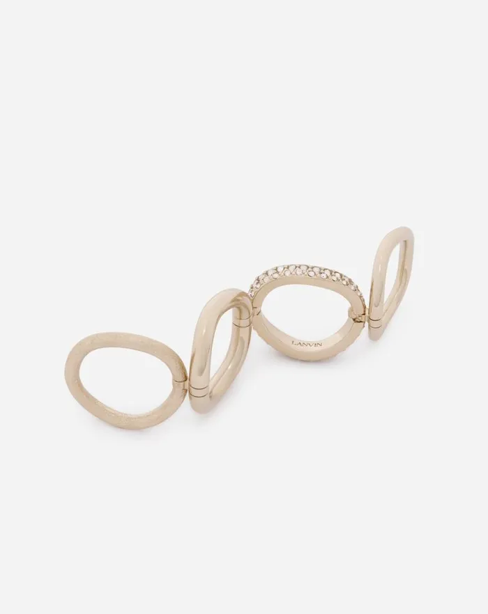 Women Lanvin Jewelry Partition By Lanvin Ring Goldcrystal