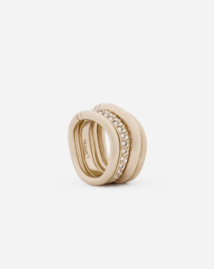 Women Lanvin Jewelry Partition By Lanvin Ring Goldcrystal