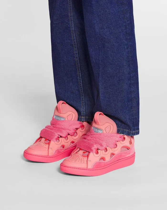 Women Lanvin Sneakers Leather Curb Sneakers Venus Women Lanvin Sneakers Leather Curb Sneakers Venus