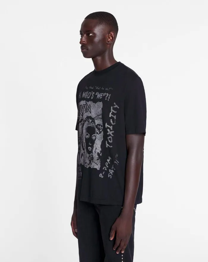 Women Lanvin TShirts and Sweatshirts Lanvin X Future Unisex Classic Printed Tshirt Black Women Lanvin TShirts and Sweatshirts Lanvin X Future Unisex Classic Printed Tshirt Black