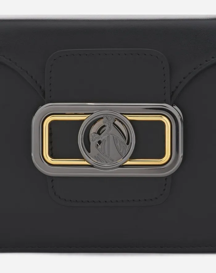 Women Lanvin Tote Bags and Top Handle Bags Medium Pencil Cat Leather Bag Black Women Lanvin Tote Bags and Top Handle Bags Medium Pencil Cat Leather Bag Black
