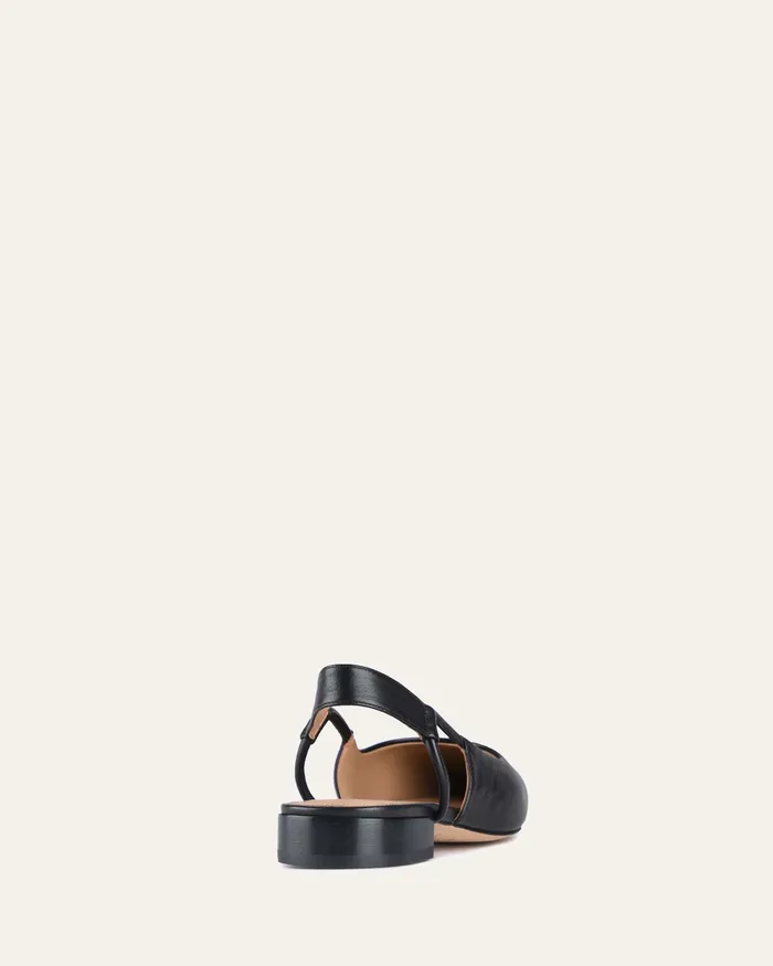 Women Larissa dress flats black leather DRESS jomercer Women Larissa dress flats black leather DRESS jomercer