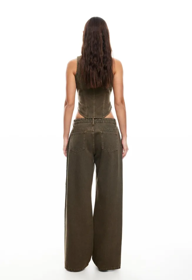 Women Lioness Fashion Denim WESTWOOD TOP Petrol Women Lioness Fashion Denim WESTWOOD TOP Petrol