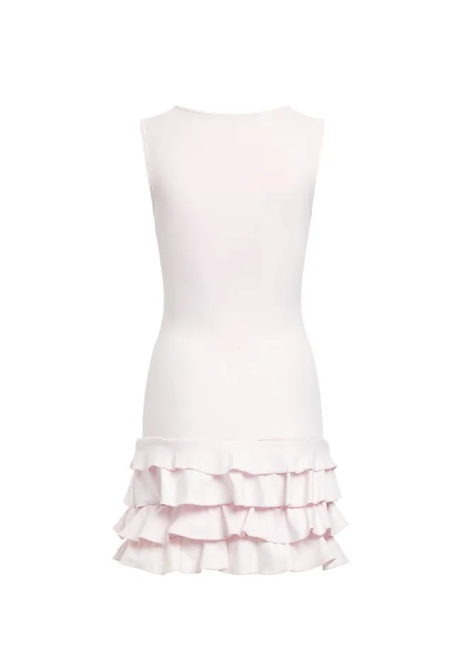 Women Lioness Fashion Dresses BISOUS RUFFLE DRESS Blush Women Lioness Fashion Dresses BISOUS RUFFLE DRESS Blush