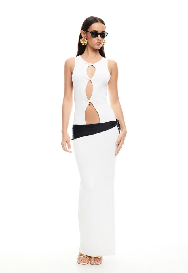 Women Lioness Fashion Dresses HOMECOMING MAXI DRESS Ivory Women Lioness Fashion Dresses HOMECOMING MAXI DRESS Ivory