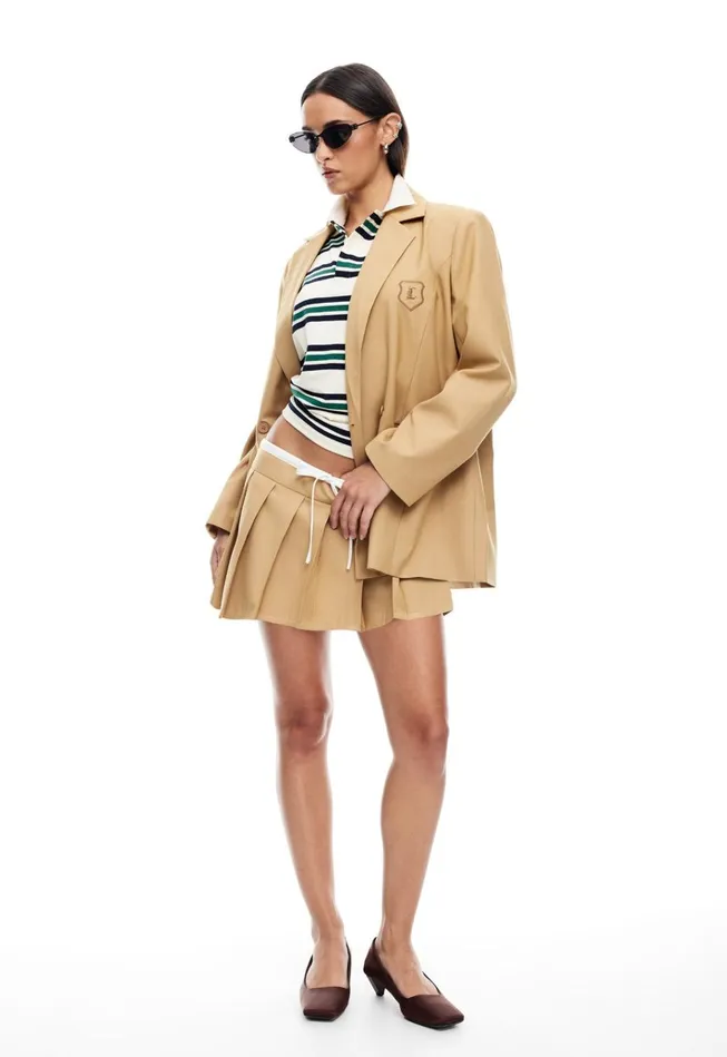 Women Lioness Fashion Skirts DYNASTY MINI SKORT Camel Women Lioness Fashion Skirts DYNASTY MINI SKORT Camel