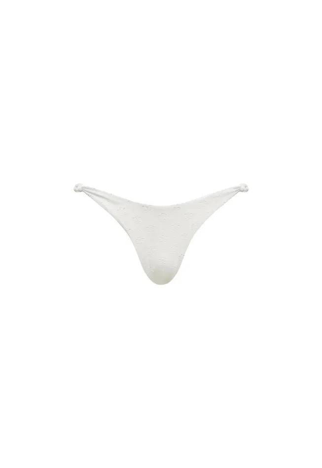 Women Lioness Fashion Swim NAOMI KNOT BOTTOM Porcelain