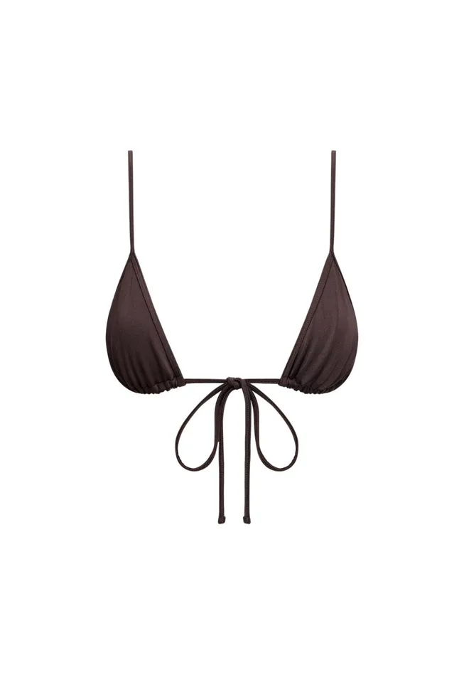 Women Lioness Fashion Swim RIO TIE TOP Brown