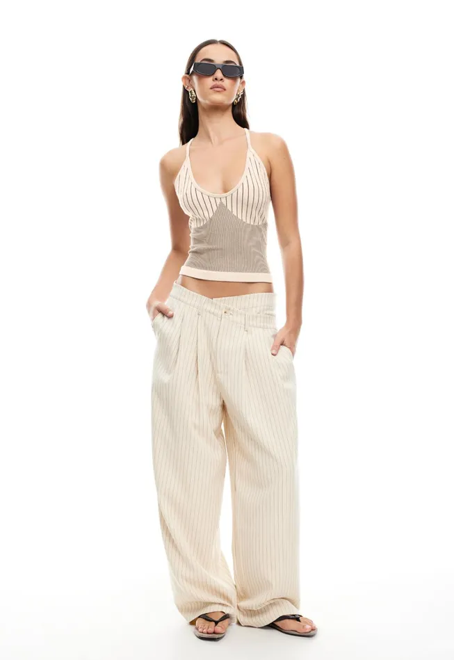 Women Lioness Fashion Tops SAINT TOP Beige