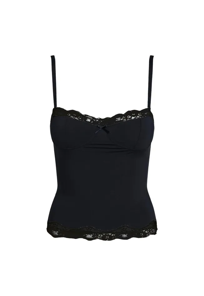Women Lioness Fashion Tops TOP MODEL CAMI Onyx