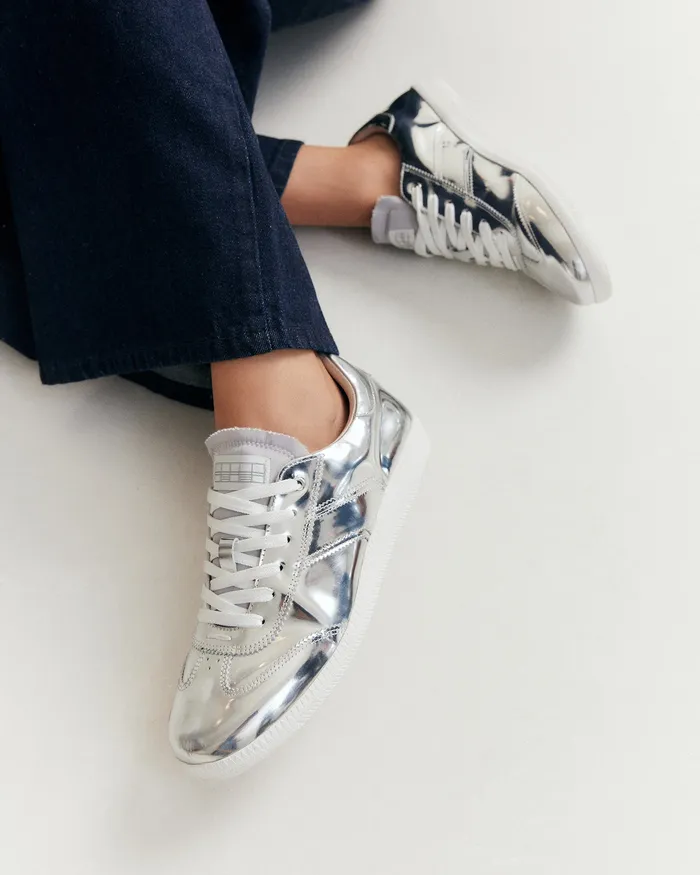 Women Lola sneakers silver patent Metallic jomercer Women Lola sneakers silver patent Metallic jomercer