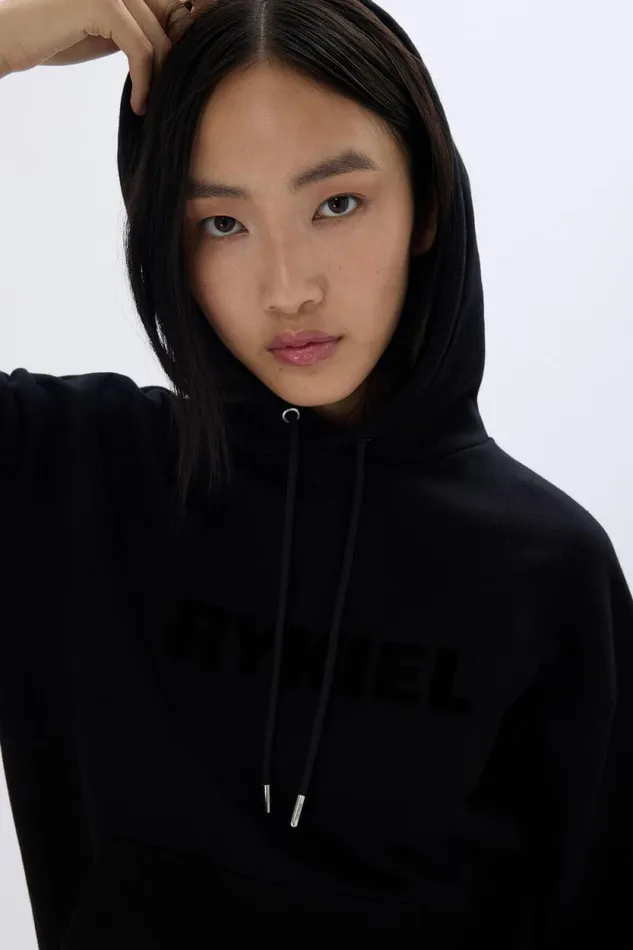 Women Longsleeved Hoodie Black Black Sonia Rykiel Sweatshirts