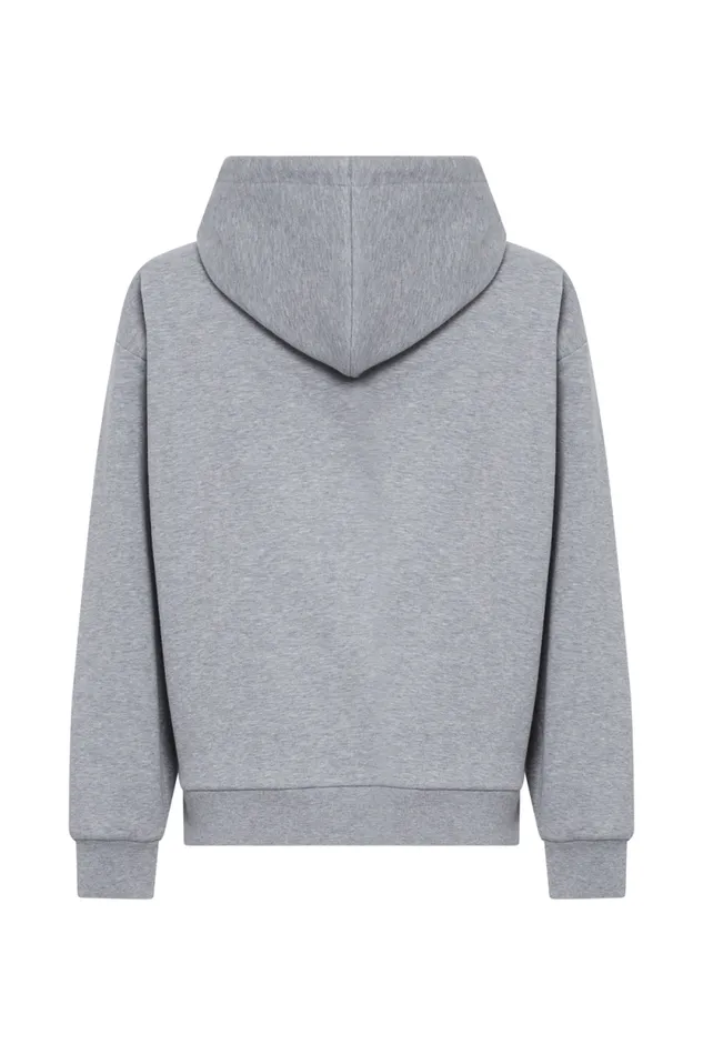 Women Longsleeved Hoodie Grey Black Sonia Rykiel Sweatshirts