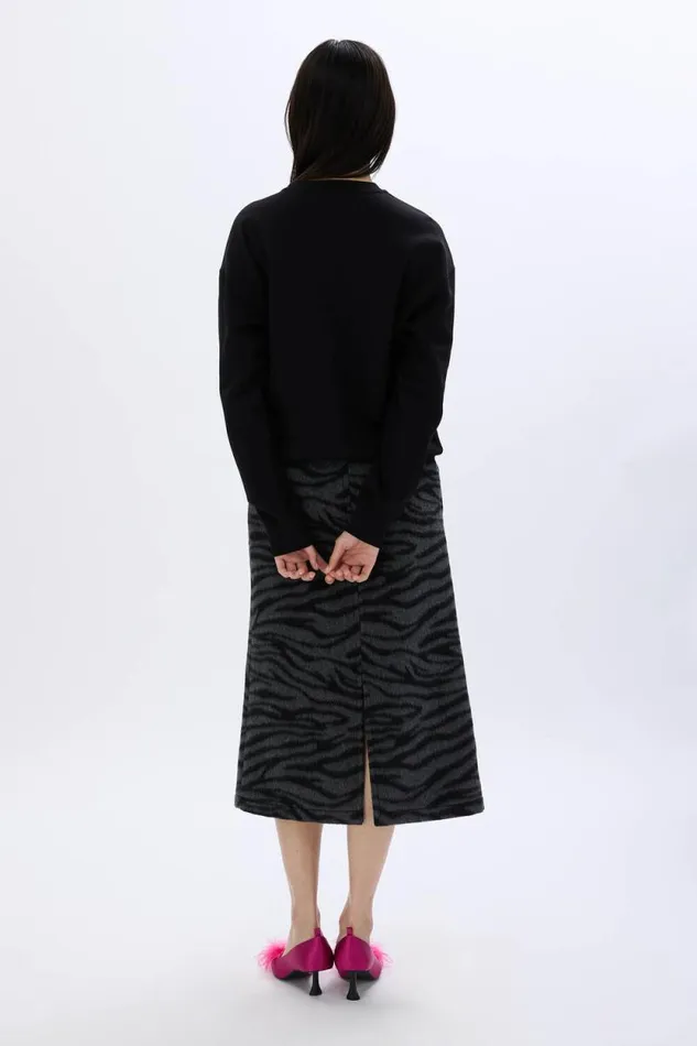 Women Longsleeved Sweatshirt Black Black Sonia Rykiel Sweatshirts