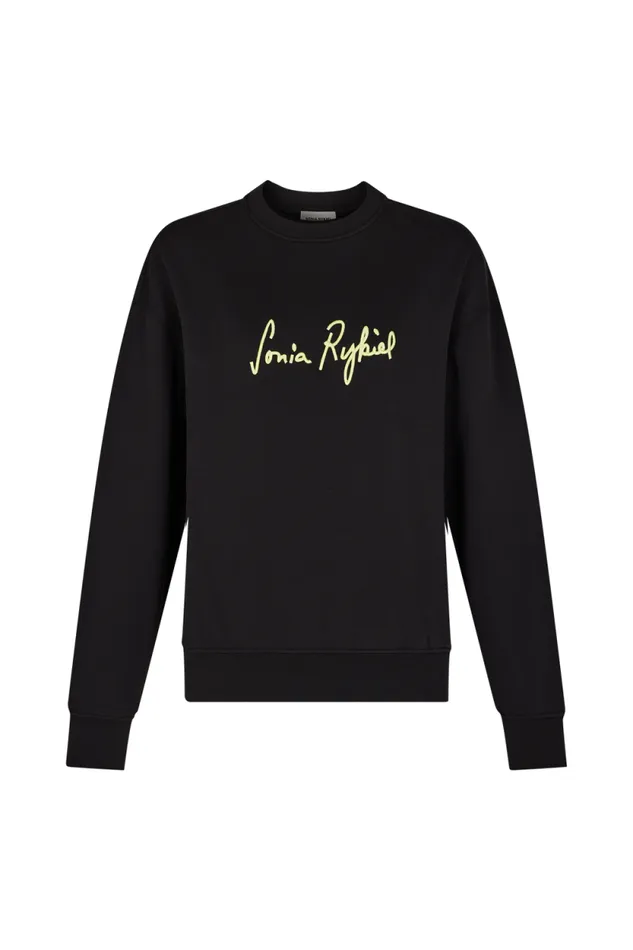 Women Longsleeved Sweatshirt Black Black Sonia Rykiel Sweatshirts