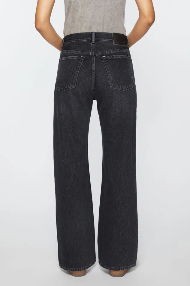 Women Loose Fit Jeans 8211 2021F Black Acne Studios Jeans