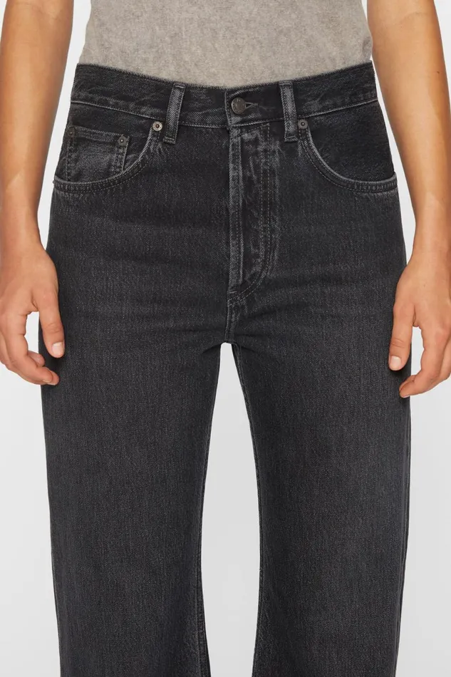 Women Loose Fit Jeans 8211 2021F Black Acne Studios Jeans