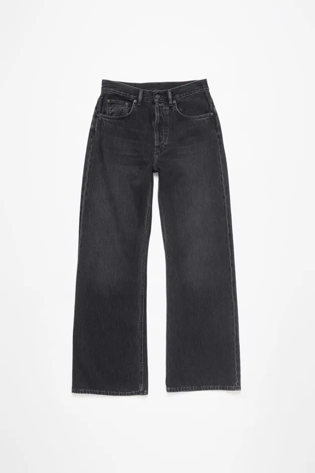 Women Loose Fit Jeans 8211 2021F Black Acne Studios Jeans