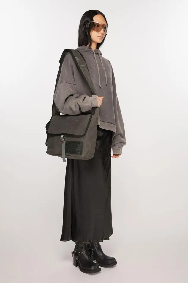 Women Messenger Bag Greyblack Acne Studios Bags