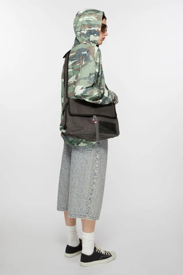 Women Messenger Bag Greyblack Acne Studios Bags